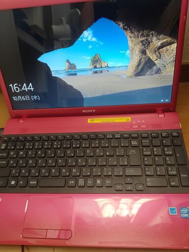 綺麗 レア色ピンクSONY 高速SSD240G Core i3搭載 メモリ4G Webカメラ