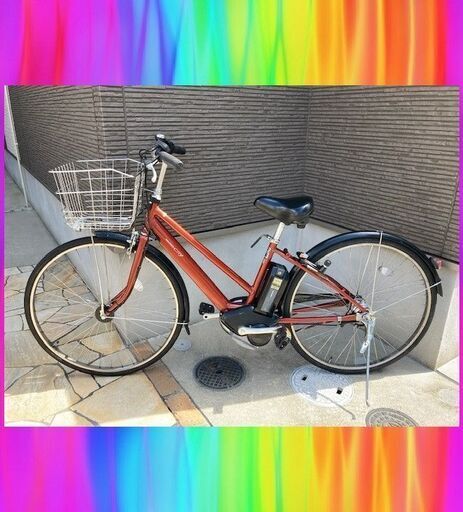 バッテリー新品　8.9AhYAMAHA　ヤマハ　パスシティ　新基準　電動自転車　電動アシスト自転車　中古　27インチ　1085