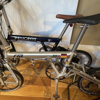 BD-1 　2台セット　折り畳み自転車　要整備 BD-1 2台セット 折り畳み自転車 要整備