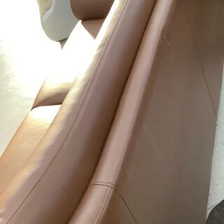 2人掛けソファ レザーソファ ブラウン【ユーズドユーズ名古屋天白店 