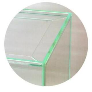 120×45×50　新品未使用　フランジ付き大型ガラス水槽