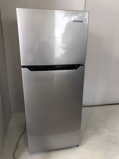 HISENSE(ハイセンス)★２ドア冷凍冷蔵庫★HR-B12AS★120L★シルバー★2018年製★【送料0円(地域限定)】