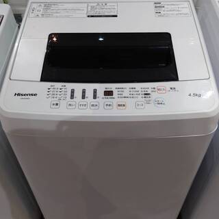 Hisense／ハイセンス　4.5kg　全自動洗濯機　2019年...