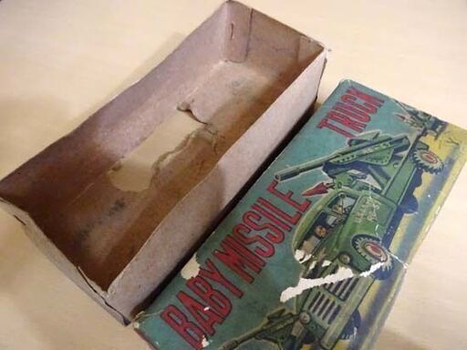 当時物 ヨネザワ BABY MISSILE TRUCK トラック 全長18㎝ ブリキ U.S