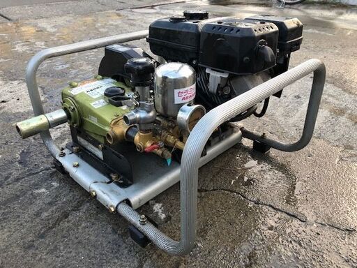 ASABA 麻場 動噴 NS-2802 三菱製エンジン GB130 4.2馬力 撹拌機 各種ホースセット