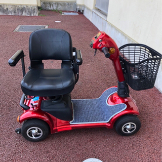 PAL PAL パルパル Ａ　電動車椅子 車いす　電動カート レッド。