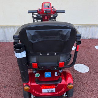 PAL PAL パルパル Ａ　電動車椅子 車いす　電動カート レッド。