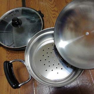 蒸し器＆すき焼き鍋セット