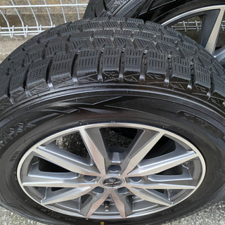 215/65R16 アルファード ヴェルファイア装着 スタッドレスタイヤ ホイール 4本