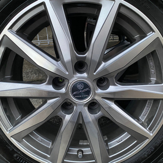 215/65R16 アルファード ヴェルファイア装着 スタッドレスタイヤ ホイール 4本