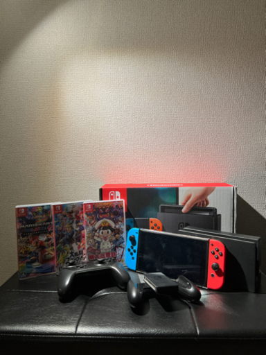 Nintendo Switch 本体　すぐに遊べるセット　人気カセット付き