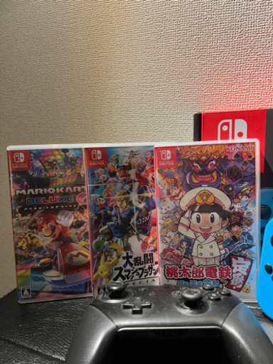 Nintendo Switch 本体 すぐに遊べるセット 人気カセット付き
