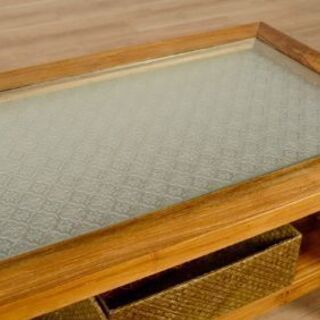 KAJA UKKO/ガラストップテーブル