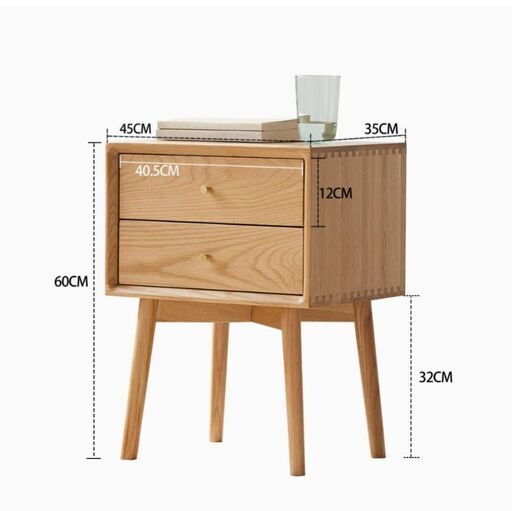 【購入1ヶ月】ベッドサイドテーブル（木製）