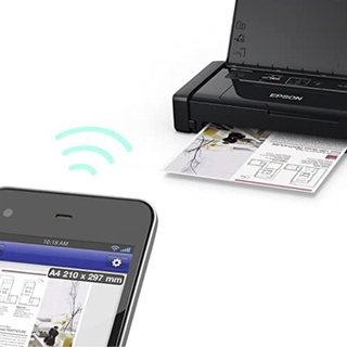 EPSON A4モバイルインクジェットプリンター PX-S05B ブラック 無線