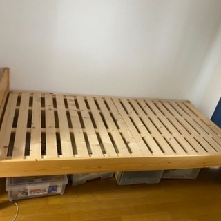 【無料】組み立て式シングルベッド