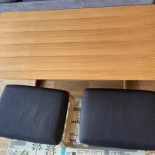 美品　無印ダイニングテーブルチェアセット