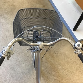 武田産業　ナチュラルフロー　三輪自転車 シルバー 超美品＞武田産業・NATURAL FLOW・ナチュラルフロー 三輪自転車 20／16