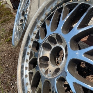 WORK メッシュホイール　17インチ8J＋35 5穴4穴　ドリケツ等に