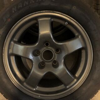 R32 GT-R 純正 16インチ ホイール + スタッドレス 4本セット