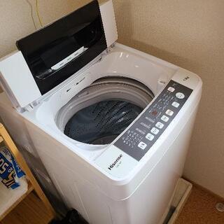 【ネット決済】【引取希望】ハイセンス 全自動 洗濯機 5.5kg...