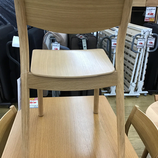 KJ-22【ご来店頂ける方限定】無印良品　オーク材　ダイニングチェア