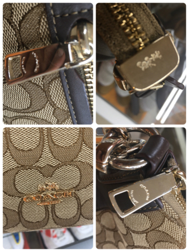 S282 ☆COACH コーチ シグネチャー2WAYバッグ