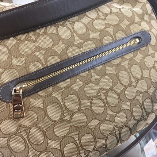 S282 ☆COACH コーチ シグネチャー2WAYバッグ