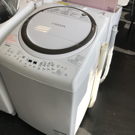 TOSHIBA 洗濯機(8kg)ZABOON 2018年 - 埼玉県の家具