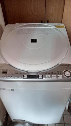 洗濯乾燥機　8kg　シャープ　2020年製　ES-TX8D