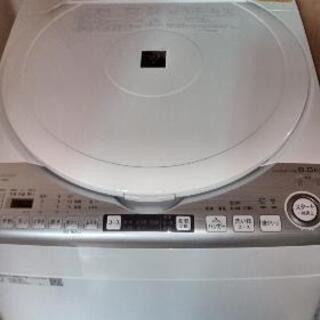 【ネット決済】洗濯乾燥機　8kg　シャープ　2020年製　ES-...