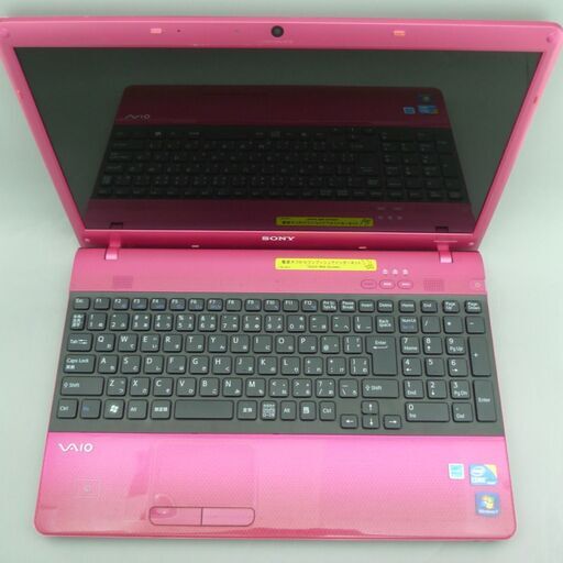 新品爆速SSD ピンク ノートパソコン 中古良品 15型ワイド SONY VAIO