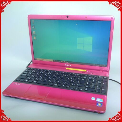 新品爆速SSD ピンク ノートパソコン 中古良品 15型ワイド SONY VAIO VPCEB28FJ Core i3 4GB DVDRW 無線 Bluetooth Windows10 Office