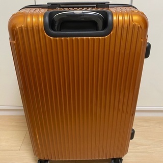 【無料】スーツケース オレンジ 5泊〜10泊 62L 