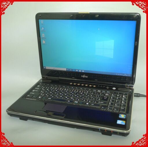 即使用可 ノートパソコン 中古動作良品 Windows10 15型ワイド FUJITSU 富士通 NF/G70 Core i5 4GB 500GB Blu-ray 無線 Wi-Fi Office