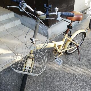 折り畳み式　自転車　２０インチ　5段変速　スマホ固定可能