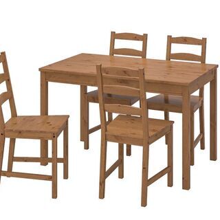 【IKEAダイニングセット】テーブル＆チェア4脚