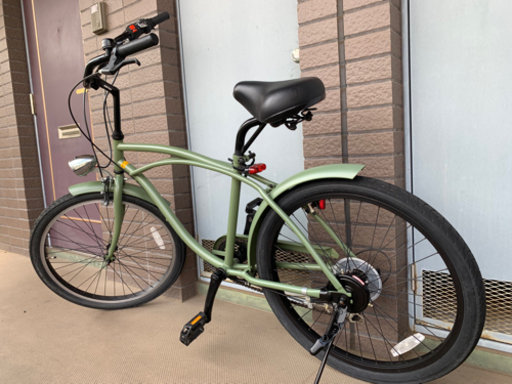 自転車 レインボービーチクルーザーKB 24インチ 6段変速