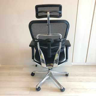 エルゴヒューマン プロ オットマン EHP-LPL 黒メッシュ 保証付き