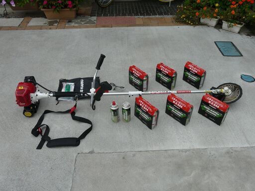 草刈り機 (草刈機)・刈払い機 (刈払機)　25cc、2サイクルガスエンジン(ガスカル)