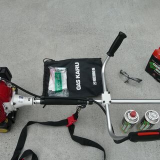 草刈り機 (草刈機)・刈払い機 (刈払機)　25cc、2サイクルガスエンジン(ガスカル)