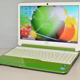 最新Windows10+office 新品爆速SSD256GB 富士通 AH54/G core i5-2450M 