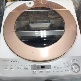 SHARP シャープ 洗濯機 全自動電気洗濯機 ES-GV 10B-T 2018年製 10kg