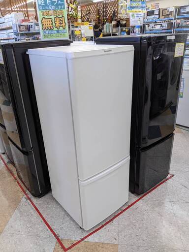 Panasonic /パナソニック 168L冷蔵庫 定価￥96,277 2020年式 NR-B17CW-W　つや消し