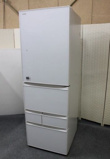 東芝 GR-K41GXV(ZW) VEGETA（ベジータ） 冷凍冷蔵庫 410L/右開き 5ドア