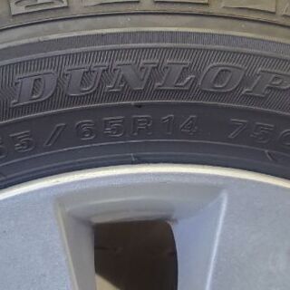◆◆SOLD OUT！◆◆　スズキ純正アルミホイール+スタッドレスセット155/65R14☆ダンロップウインターマックス