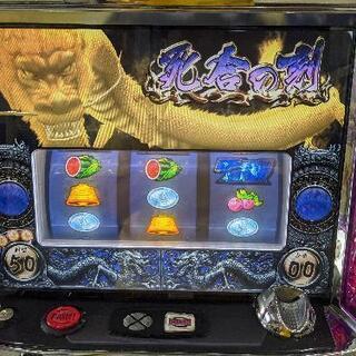 パチスロ実機　5号機初代 蒼天の拳コイン不要機 家庭用電源 ドアキー/設定キー付き スロット　ID：126-010669-007