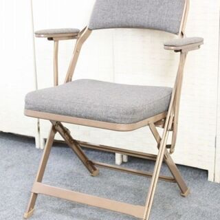 CLARIN/クラリン フォールディング アーム チェア グレー 折り畳み パシフィックファニチャー CLARIN 椅子 中古家具 店頭引取歓迎 R4269)