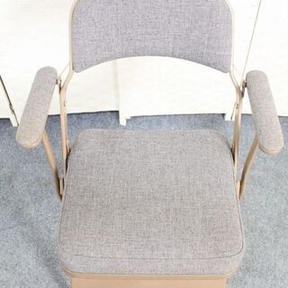 CLARIN/クラリン フォールディング アーム チェア グレー 折り畳み パシフィックファニチャー CLARIN 椅子 中古家具 店頭引取歓迎 R4269)