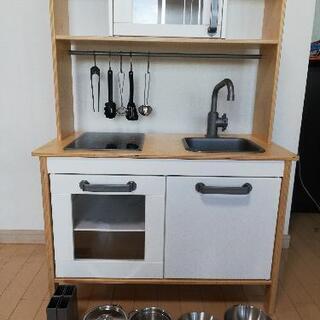 【ネット決済】IKEA　おままごとキッチン&調理器具セット